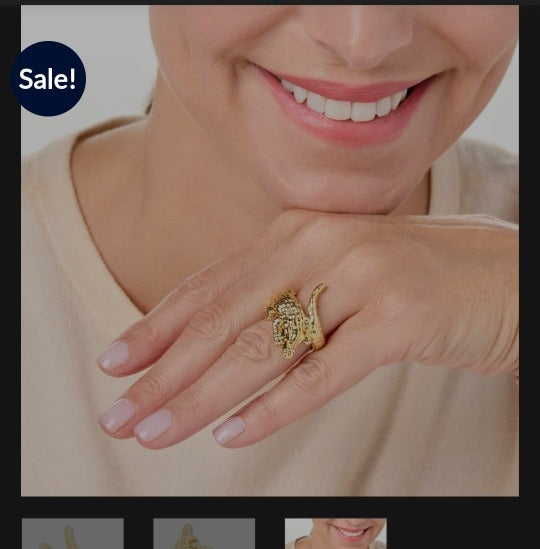 $60 Bellezza Bronze Textured Crocodile Ring sz 5 New Bellezza Bronze Textured Crocodile Ring Styled with ring stacks or worn as a solo statement look, Bellezza's crocodile band comes through with the elegant, Italian-inspired edge. Snap up a fabulously f