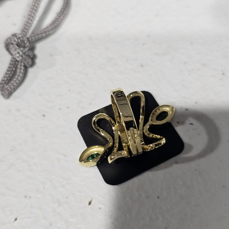 $48 ABSOLUTE WRAPPED SNAKE RINg GoLDToNe size 7 883099  New $48 ABSOLUTE WRAPPED SNAKE RINg GoLDToNe size 7