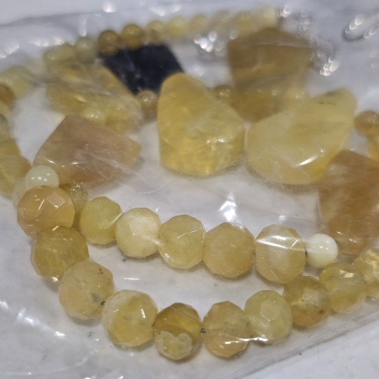 $145 Jay king mine finds yellow opal sterling silv New Sterling silver clasps .925