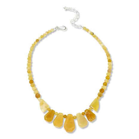 $145 Jay king mine finds yellow opal sterling silv New Sterling silver clasps .925