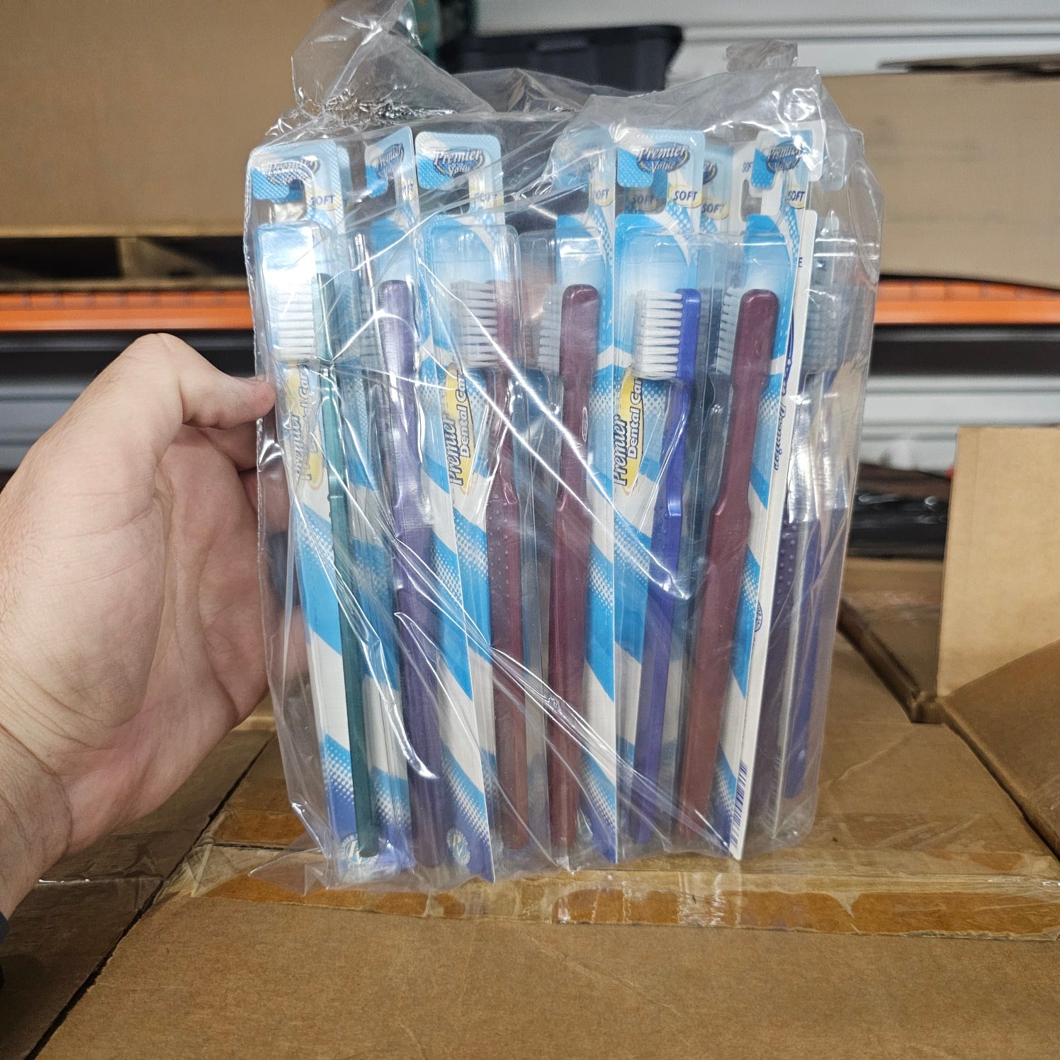 Premier value soft bristle toothbrush 12 pack