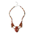 $140 Jay king mind finds Madagascar flower chalced 873364 New Sterling Silver clasps.