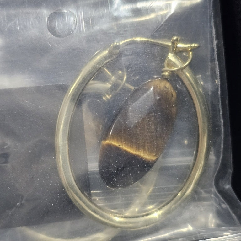 $55 Connie Craig Carroll gemstone drop earring tig 881986 stock photo is different stone New This listing features stunning Connie Craig Carroll gemstone drop earrings, showcasing elegant tiger eye stones. The earrings are designed with a polished, elong