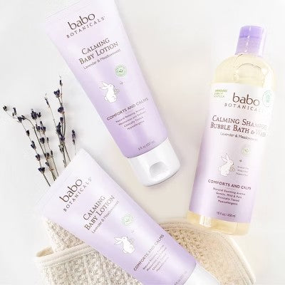 $20 Babo Botanicals Calming Lavender Baby Bubble Bath & Wash - 15 fl oz