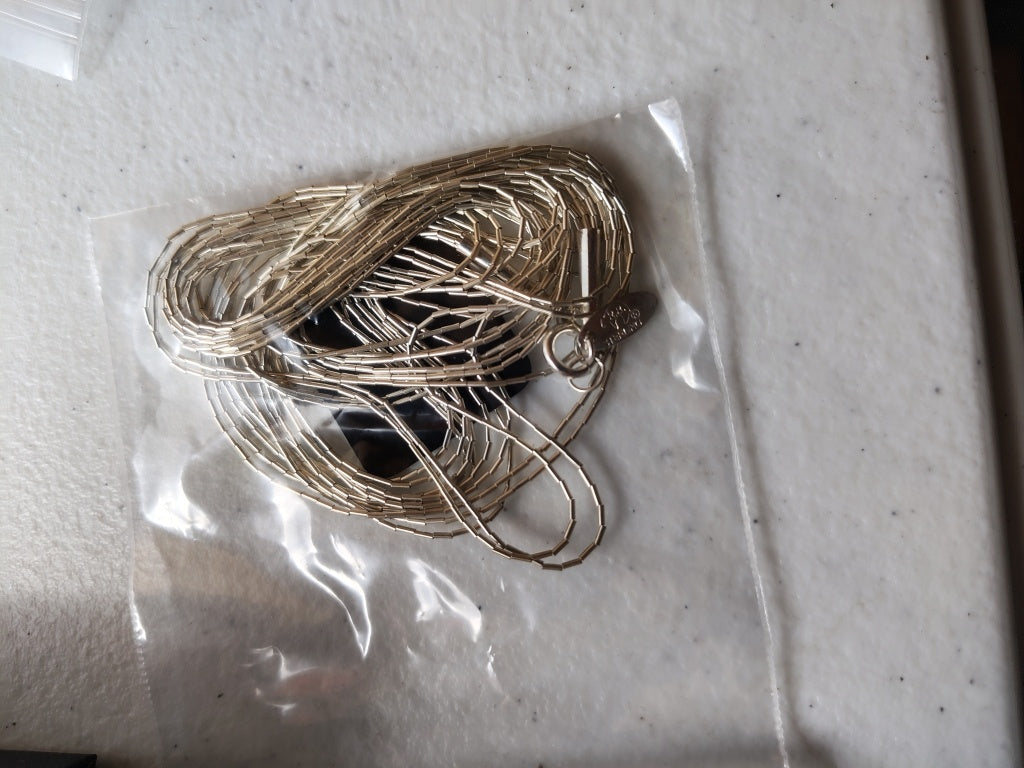 $140 Chaco canyon Liquid Silver 5 Strand 30" sterl 866176 New $140 Chaco canyon Liquid Silver 5 Strand 30" sterling silver