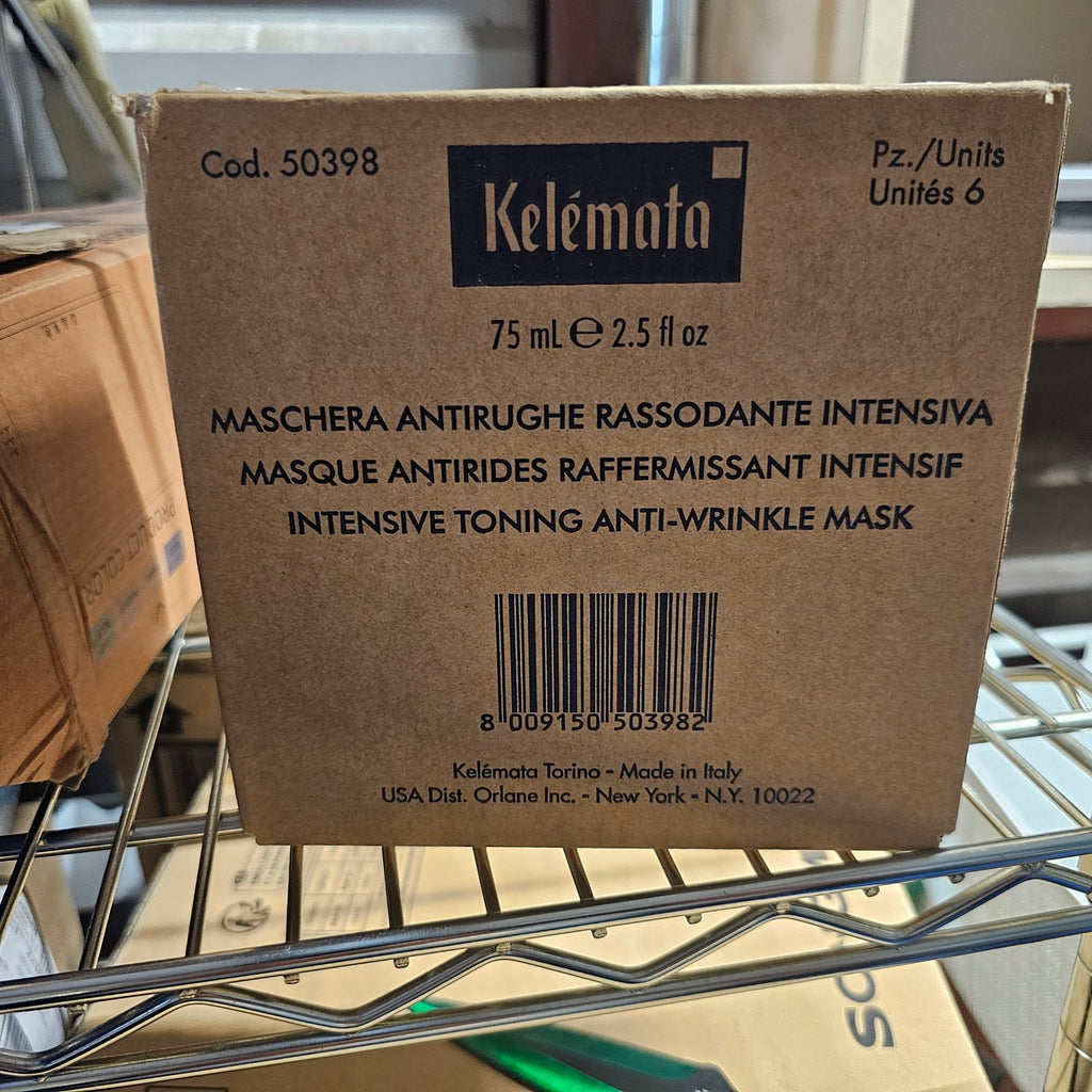 $100 Kelemata Intensive Toning Anti-wrinkle Mask 6 pack  Anti-aging Face Neck Treatment 2.5oz