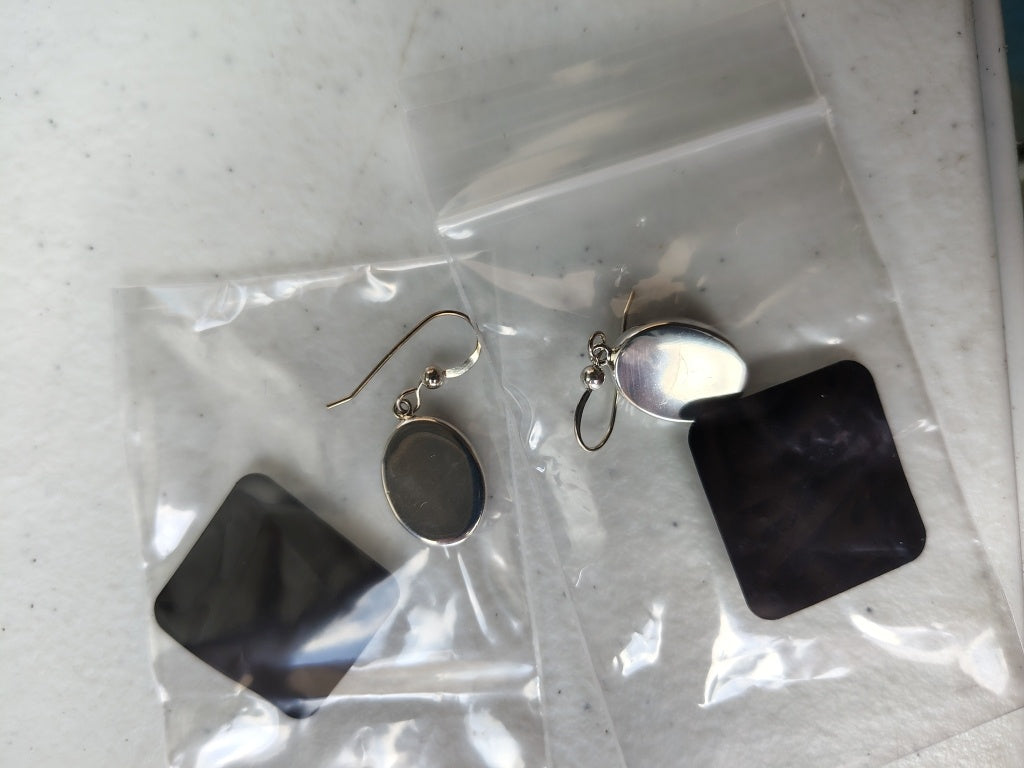 $82 Jay King Ammonite Fossill Earrings 873589 New $82 Jay King Ammonite Fossill Earrings