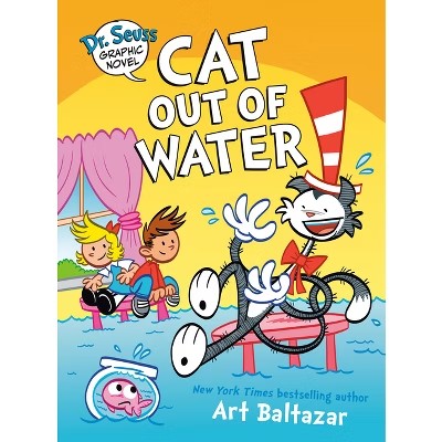 New $11 Dr. Seuss Graphic Novel: Cat Out of  Water - by Art Baltazar (Hardcover)