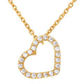 $45 RADIANCE by KATHRINE MCPHEE CLaSSi CPAVE Heart 869600 New $45 RADIANCE by KATHRINE MCPHEE CLaSSiC PAVE Heart pendant necklace goldplated HEART