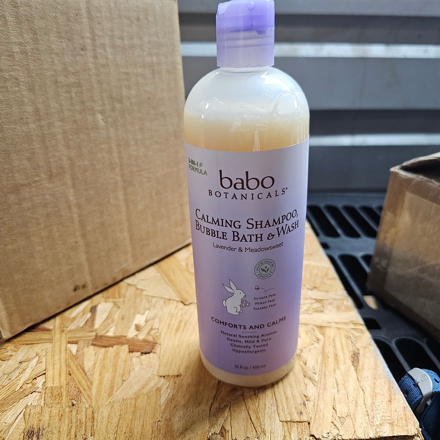 $20 Babo Botanicals Calming Lavender Baby Bubble Bath & Wash - 15 fl oz