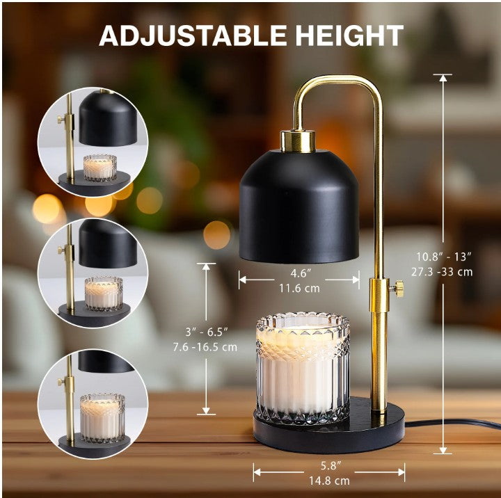 $25 Black Metal or hammered glass Candle    Warmer   Lamps.