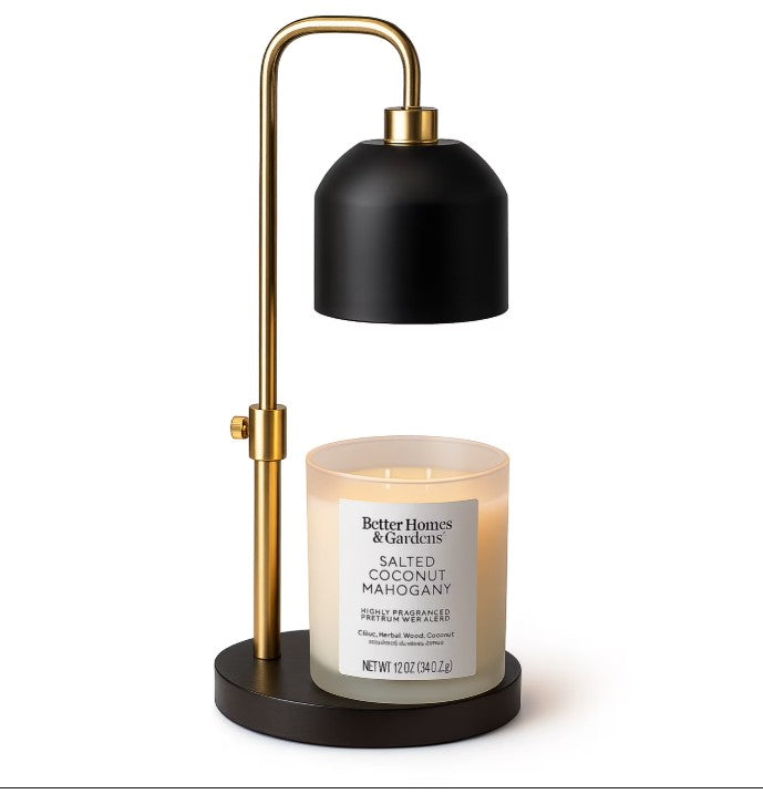 $25 Black Metal or hammered glass Candle    Warmer   Lamps.