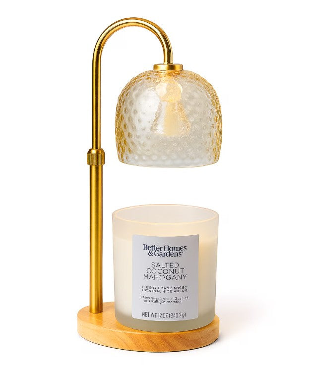 $25 Black Metal or hammered glass Candle    Warmer   Lamps.