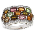 $75 Colleen Lopez GEM 3 row sleeping beauty Kingma 865922 stock photot has different stones New $75 Colleen Lopez GEM 3 row sleeping beauty Kingman Turquoise white zircon size 6