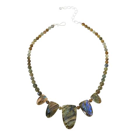 $135 Jay King Labradorite Sterling silver Necklace 861846 New $135 Jay King Labradorite Sterling silver Necklace