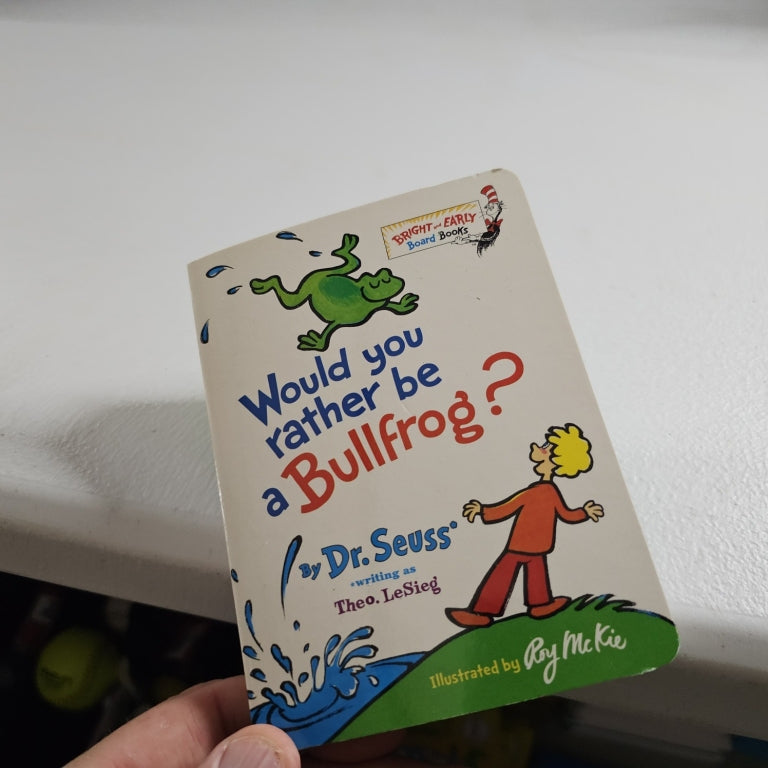 New $6 Bright & Early Books(r) Would You  Rather Be a Bullfrog?, (Hardcover) WOULD  RATHER BE BULLFG HC.       1360bk