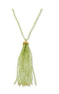 $82 Colleen Lopez GEM BEAD TASSEL NECKLACE pink SU 876478 New $82 Colleen Lopez GEM BEAD TASSEL NECKLACE pink SUNSToNe stock photo color different( just to show style)