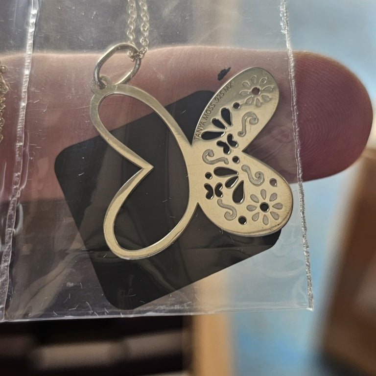 $75 Tanya Moss Monarch Butterfly Pendant necklace New $75 Tanya Moss Monarch Butterfly Pendant necklace Sterling silver