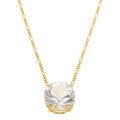 $95 HERKIMER 17MM FACETED NECK STERLING SILVER OCT New 864836 $95 HERKIMER 17MM FACETED NECK STERLING SILVER OCTAGON PENDANT NECKLACE