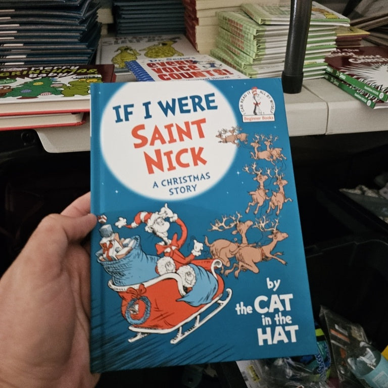 New $10 If I Were Saint Nick---By the Cat in  the Hat - (Beginner Books(r)) by Random House  (Hardcover)