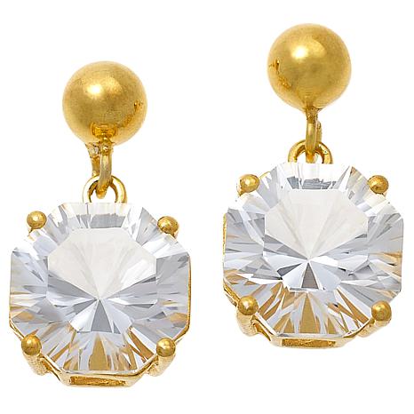 $40 Herkimer 10mm drop earring sterling silver tri New 864859 $40 Herkimer 10mm drop earring sterling silver trilliant cut heart shaped different than stock photo but similiar.