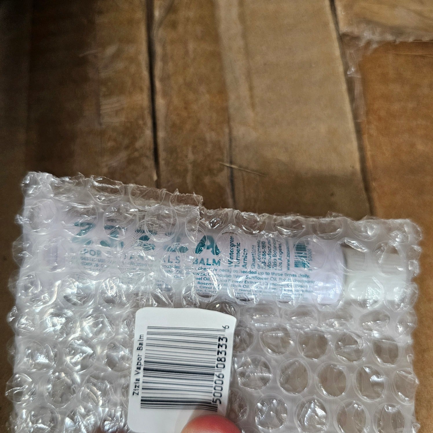 $18 Zizia Vapor Balm Tube - Chest Rub and Muscle Balm with Arnica, Turmeric, Wintergreen, & Eucalyptus - Naturally Scented Botanical Vapor Rub - Vegan and Cruelty-Free Formula - Travel Essentials - 0.5 oz