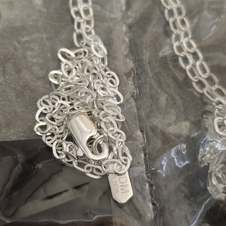 $130 double-terminated Herkimer diamond quartz cry New 878713 $130 double-terminated Herkimer diamond quartz crystal wrapped in a sterling silver cage