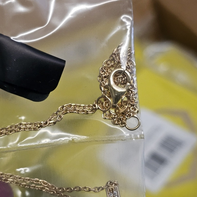 $60 Absolute by KMF CROSS INFINITY NECKLACE Goldto New 869595 $60 Absolute by KMF CROSS INFINITY NECKLACE Goldtone CROSS
