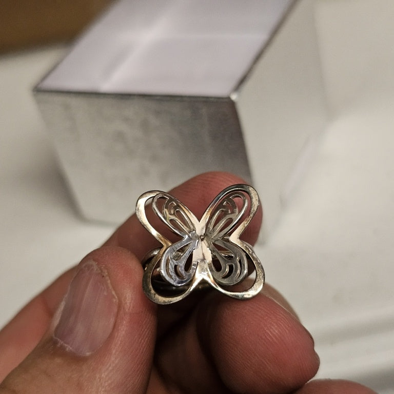 $85 TANYA MOSS MONARCH BUTTERFLY RING size 5/6 ste New 870934 $85 TANYA MOSS MONARCH BUTTERFLY RING size 5/6 sterling silver