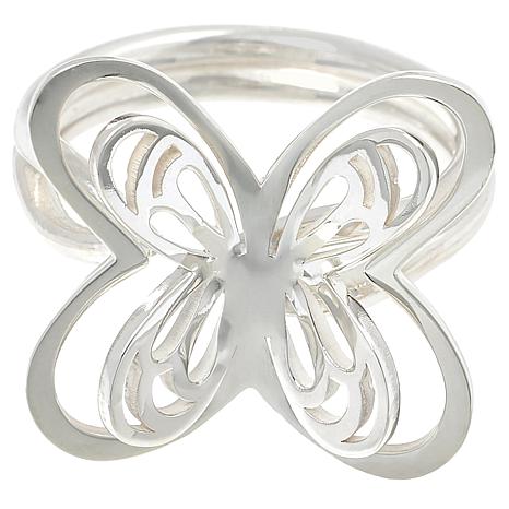 $85 TANYA MOSS MONARCH BUTTERFLY RING size 5/6 ste New 870934 $85 TANYA MOSS MONARCH BUTTERFLY RING size 5/6 sterling silver