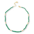 $75 Colleen Lopez Greenn Quartz & Pearl Necklace New 887059 $75 Colleen Lopez Greenn Quartz & Pearl Necklace