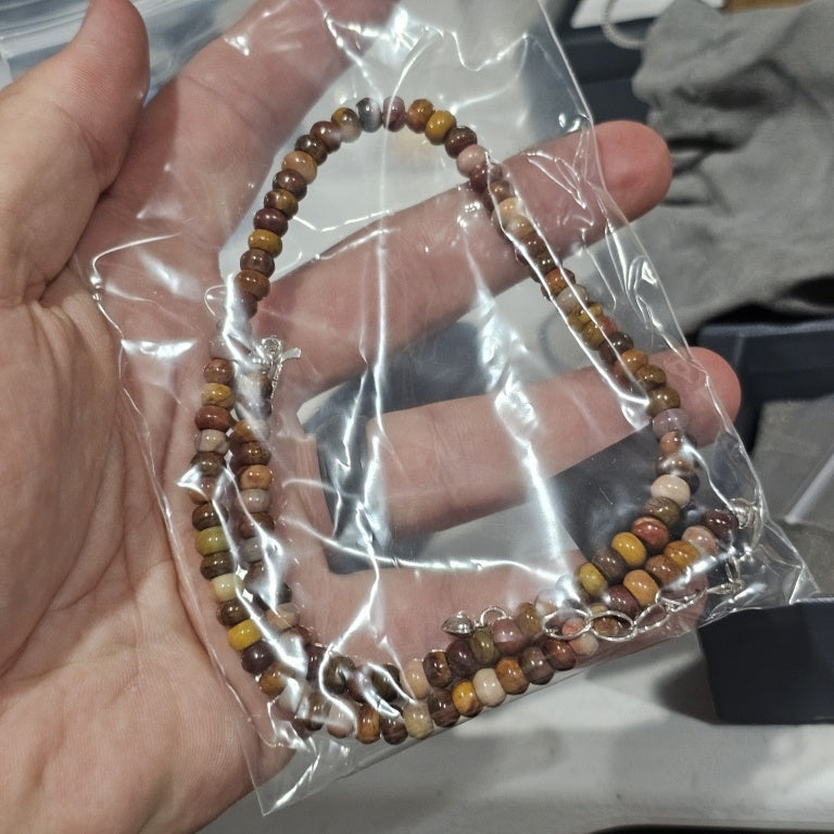 $200 Jay King African Rainbow beaded Chalcedony Pe New 873555 $200 Jay King African Rainbow beaded Chalcedony Pendant sterling silver wrapped necklace
