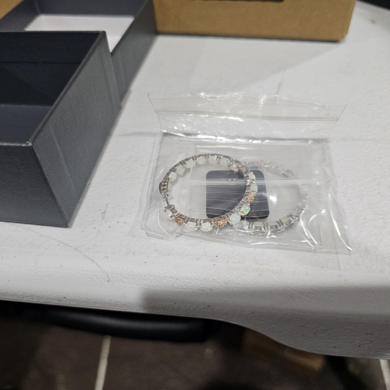 $165 COLLEEN LOPEZ IN-OUT DIAMOND & GEMSTONE HOOPS New 860921 STOCK PHOTO SHOWS SAME EARRINGS WITH DIFFERENT COLOR STONES. $165 COLLEEN LOPEZ IN-OUT DIAMOND & GEMSTONE HOOPS1.5" STERLING SILVER