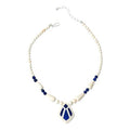 $145 Jay King Sterling Tibetan Tapioca Calcite and New 870346 $145 Jay King Sterling Tibetan Tapioca Calcite and Lapis Necklace