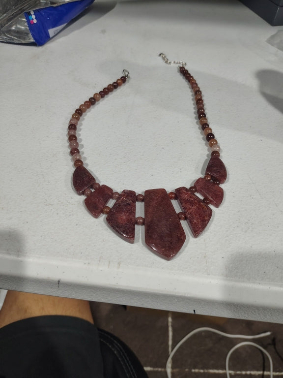 $150 JAY King NIGERIAN STRAWBERRY QUARTZ Necklace New 866643 $150 JAY King NIGERIAN STRAWBERRY QUARTZ Necklace STERLING SILVER
