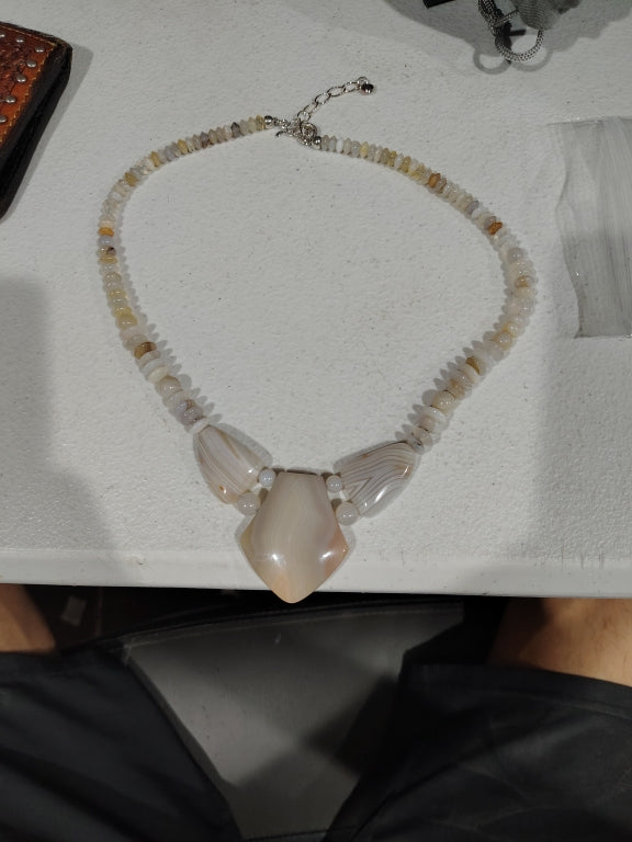 $115 JAY King Striped Agate Necklace STERLING SILV New 861855 $115 JAY King Striped Agate Necklace STERLING SILVER
