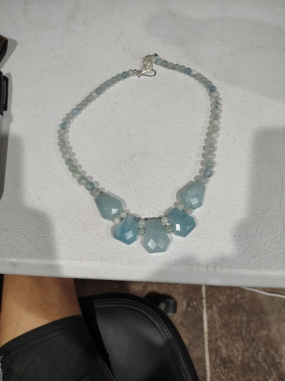 $165 JAY.King Aquamarine STERLING SILVER Necklace New 861915 $165 JAY.King Aquamarine STERLING SILVER Necklace