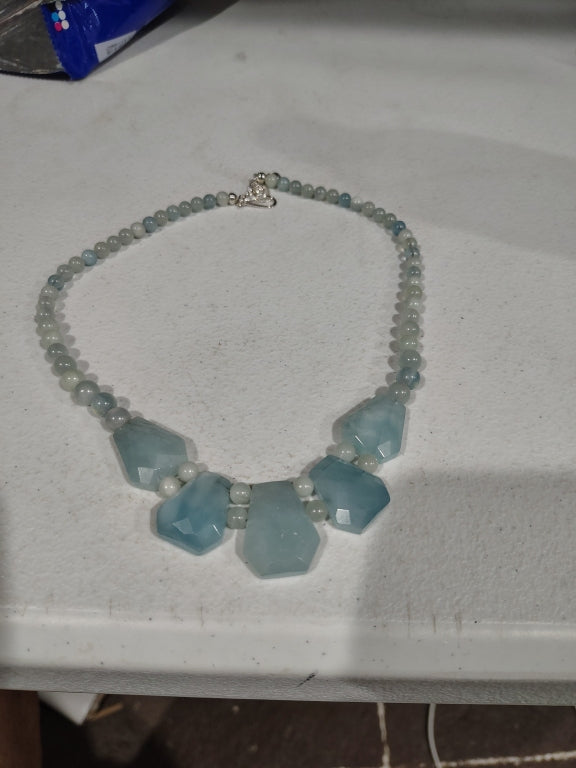 $165 JAY.King Aquamarine STERLING SILVER Necklace New 861915 $165 JAY.King Aquamarine STERLING SILVER Necklace