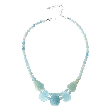 $165 JAY.King Aquamarine STERLING SILVER Necklace New 861915 $165 JAY.King Aquamarine STERLING SILVER Necklace