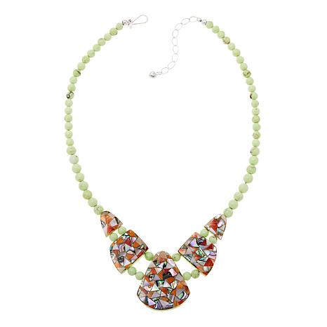 $190 JAY King Abalone REVERSIBLE Necklace STERLING New 861971 $190 JAY King Abalone REVERSIBLE Necklace STERLING SILVER