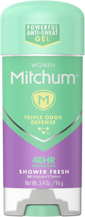 $10 Mitchum For Women Advanced Control Anti-Perspirant Deodorant Clear Gel, Shower Fresh 3.4oz