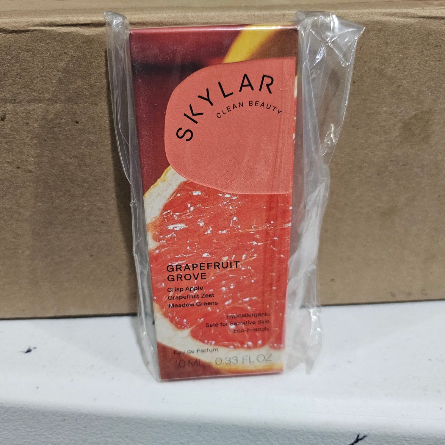 $32 Skylar grapefruit grove Travel Spray for Women - Mini Fruity Citrus Perfume, crisp apple grapefruit zest meadow greens Notes - Hypoallergenic, Vegan, Clean Fragrance for Sensitive Skin - 10mL / 0.33 Fl oz