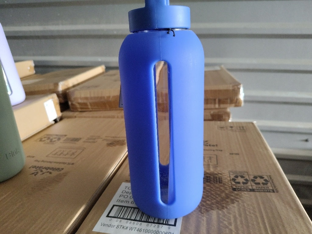 New $42 Bink big bottle 36oz wide mouth carry cap  cobalt blue color.