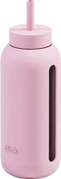 New $42 Bink 36 oz. Big Bottle with Straw cap oyster ( light pink)