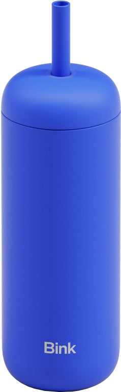 New $28 Bink 21 oz. Straw Tumbler cobalt blue