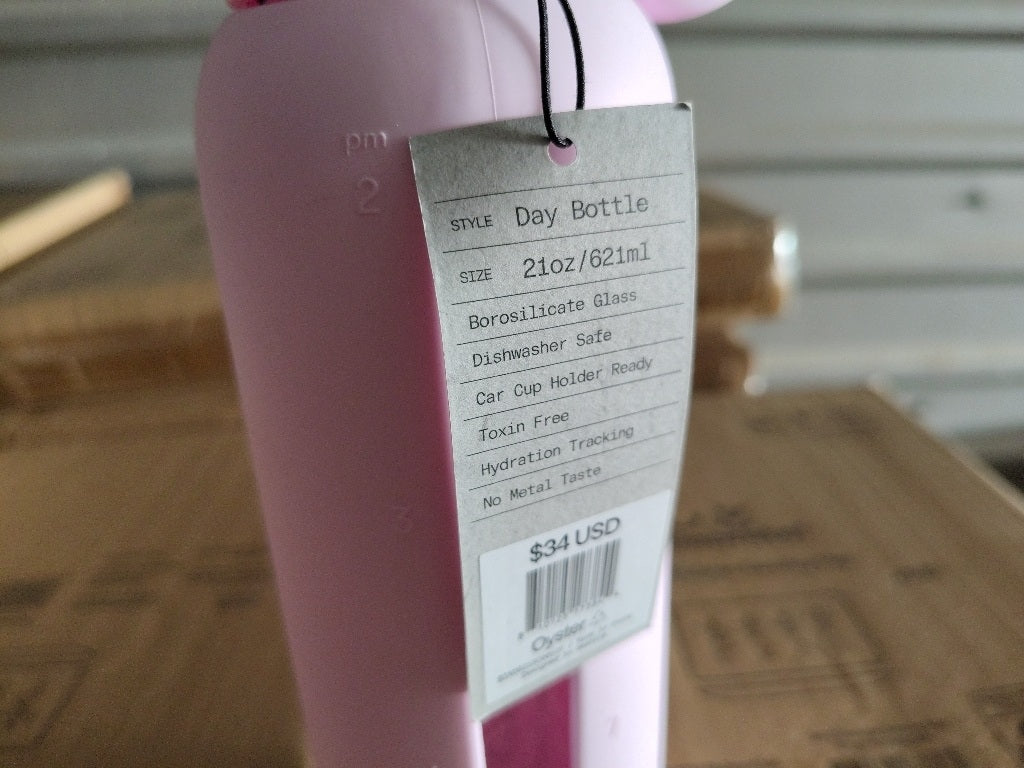 New $34 Bink 21 oz. Straw Tumbler pink oyster color