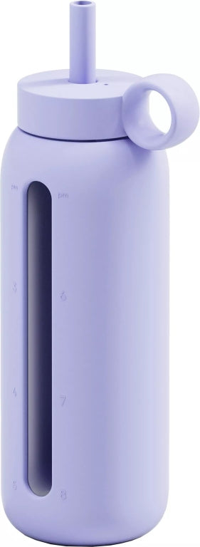 New $34 Bink 21 oz. Day Bottle with Straw Cap  Fog purple