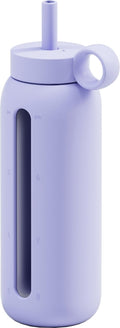New $34 Bink 21 oz. Day Bottle with Straw Cap  Fog purple