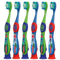 $16 Colgate PJ Masks Toothbrush for Toddlers & Little Children with Suction Cup Kids 2-5 Years Old Extra Soft Pack of 4